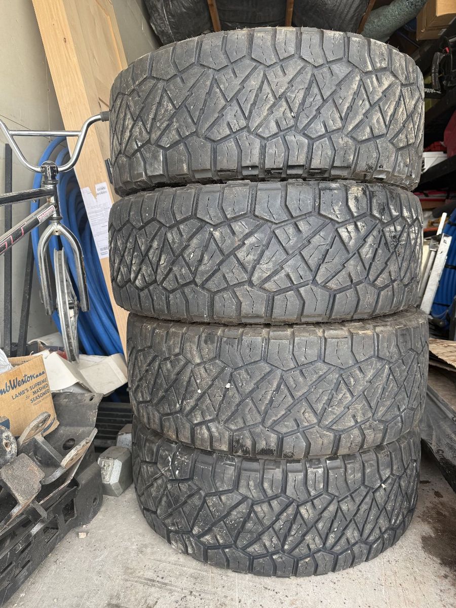 4 Nitro Ridge Grappler Tires LT295/60/R20