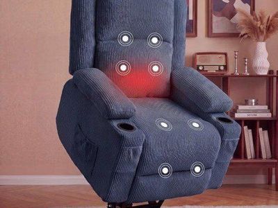 IKAKOS Power Lift Recliner Chair Blue