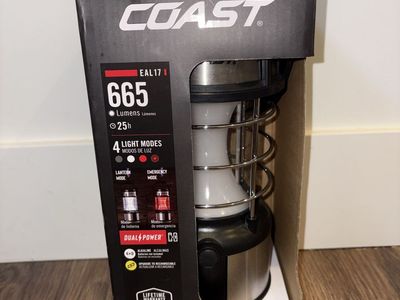COAST EAL17 Emergency Area Light Lantern - 665 Lumens, 4 Light Modes, Dual Power