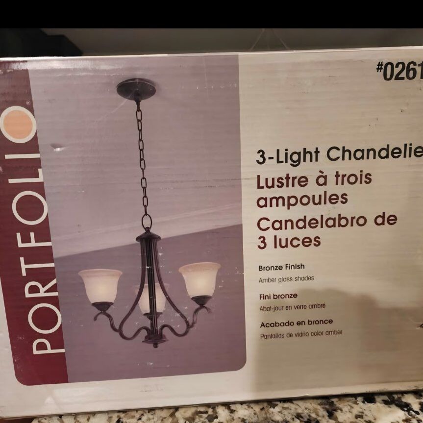 3 Light Chandelier