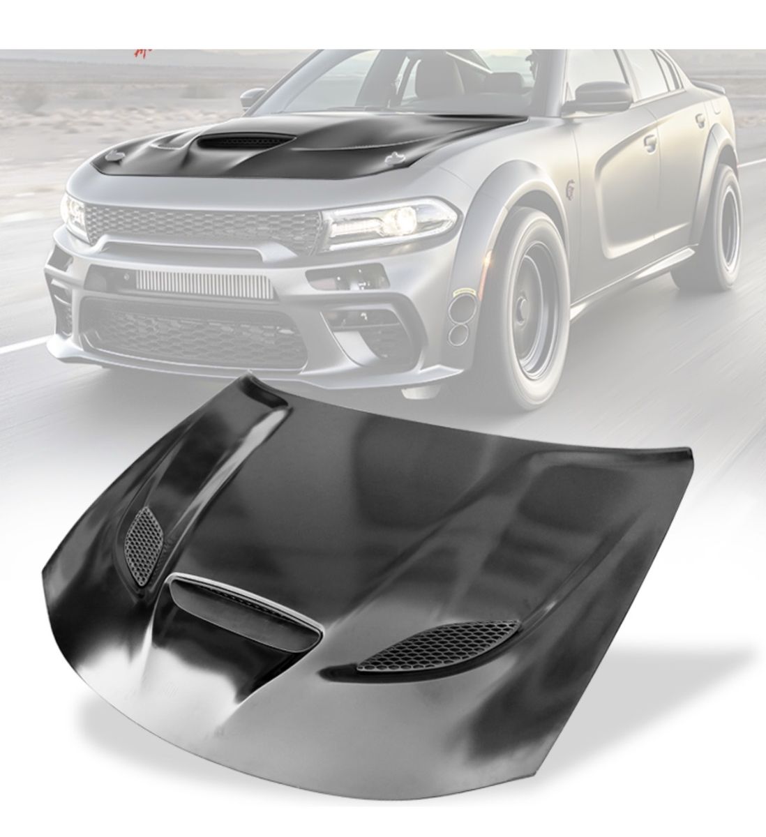 Charger SRT Hellcat Aluminum Hood
