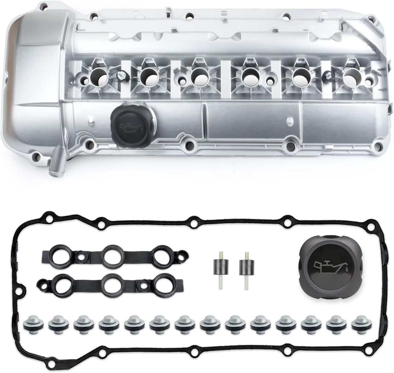2002-2006 BMW X5 X3 530i 525i 325i 325ci 325xi 330i 330xi 330Ci Aluminum Valve Cover