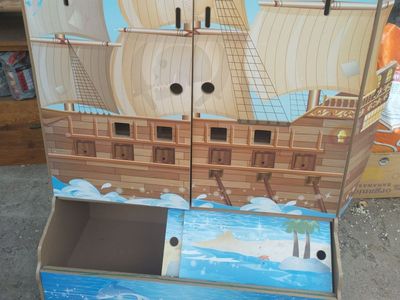 SHELF FOR CHILDREN PIRATE BOAT THEME