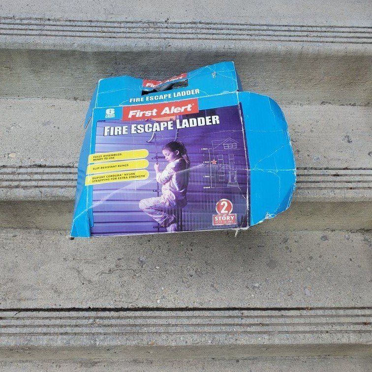 Fire escape ladder 2 story