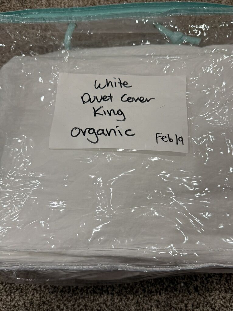 Beddys KING ORGANIC ZIPPURE DUVET COVER