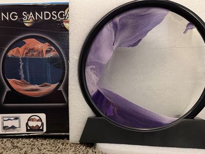 Moving Purple Sandscape