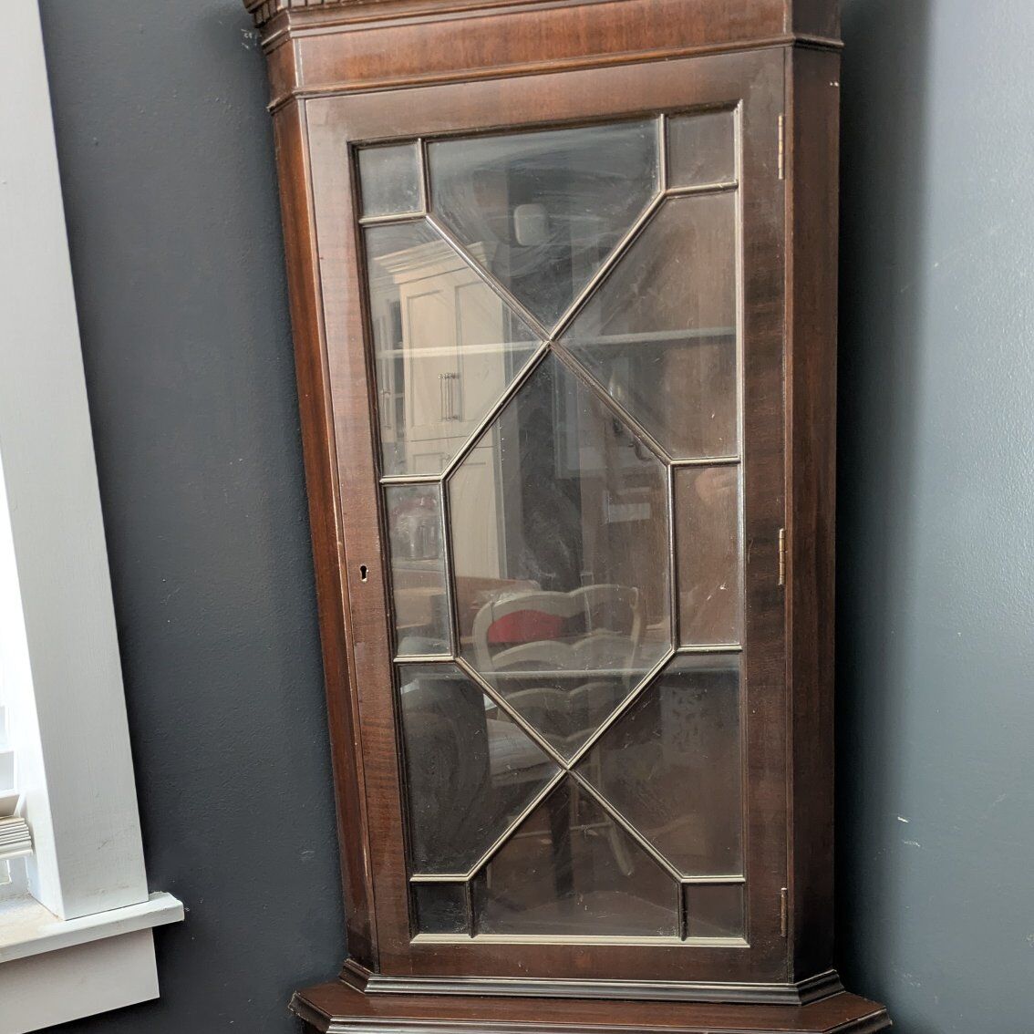 antique corner Cabinet from Belgium