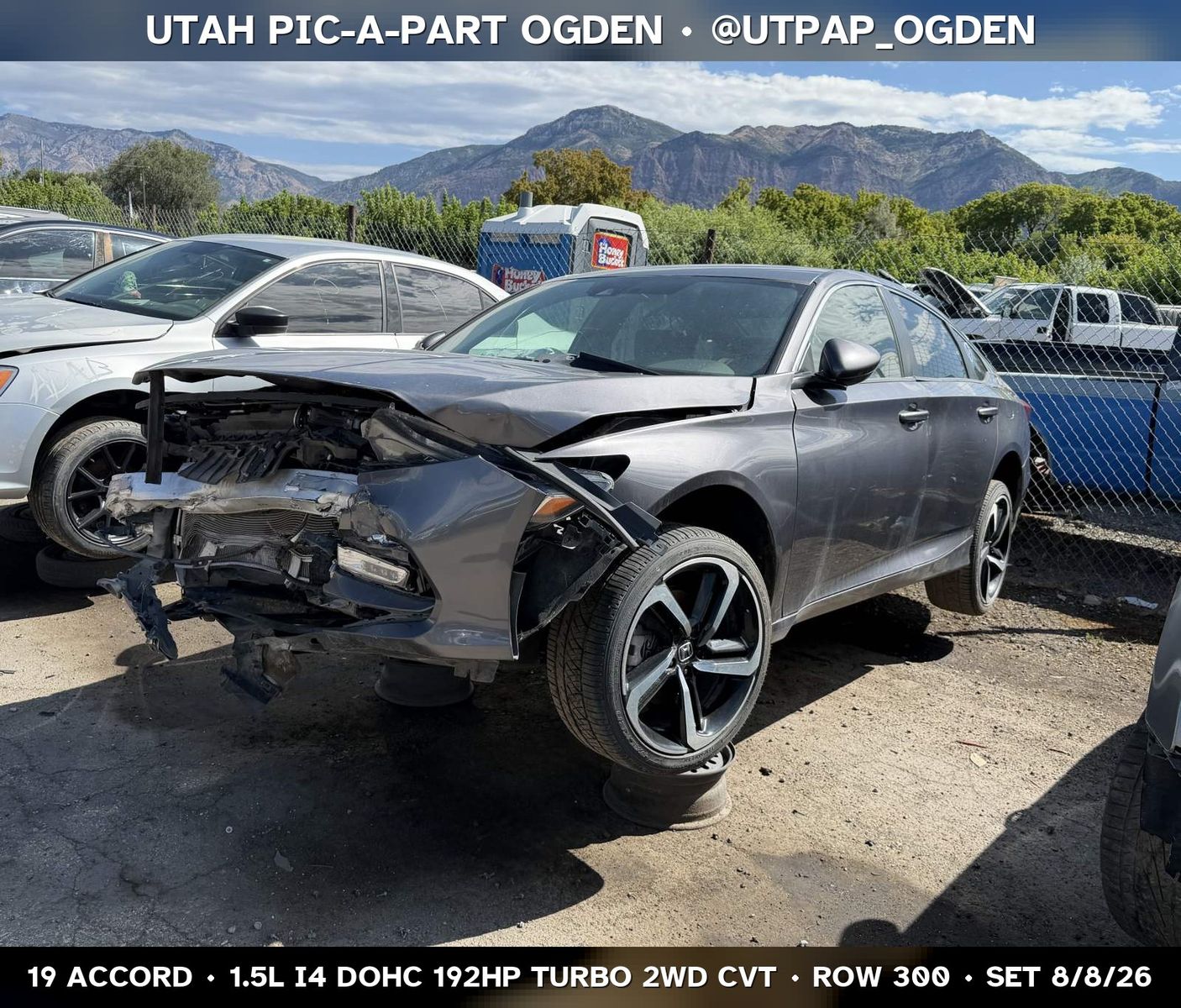 New Arrival - 2019 Honda Accord Parts - UTPAP Ogden