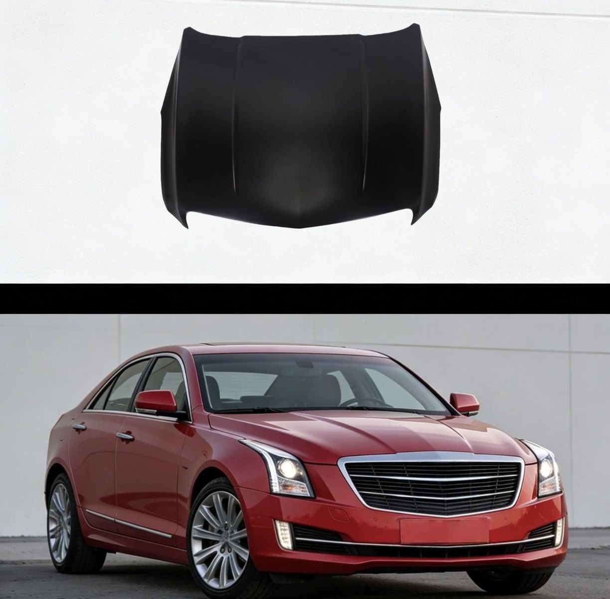 Hood Replacement Part New For Cadillac ATS 2013-2019