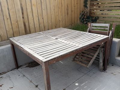Free Ikea Exterior Table And Chairs