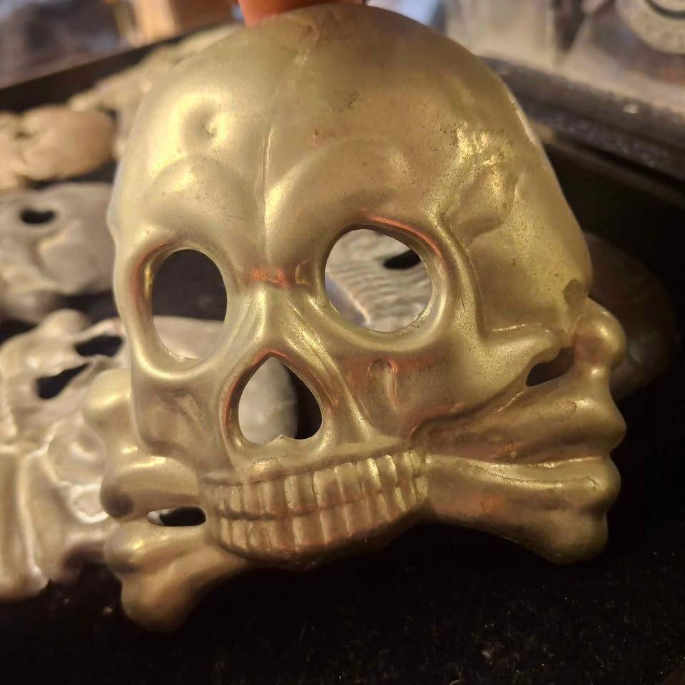 Totenkopf deaths head badge antique relic 801 502 3235 TEXT ONLY NO CALLS NO VOICEMAIL ANSWERED