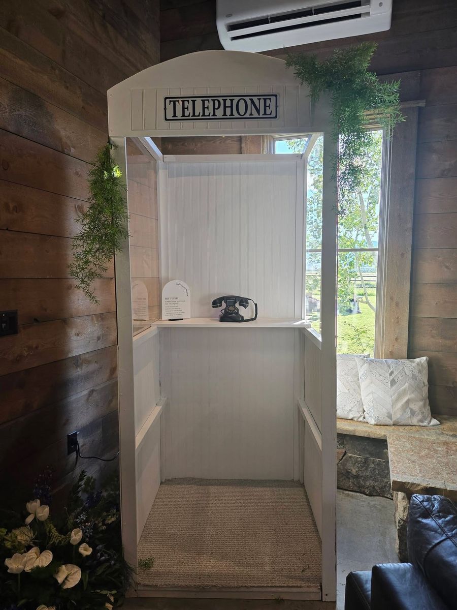 Wedding Phone Booth-Audio Guest Book