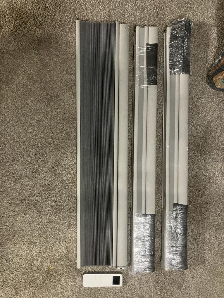 NEW 3 Motorized Honeycomb Alta Window Shades 