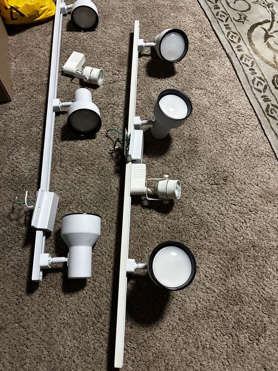 Lighting Ceiling Track And Vintage Lights