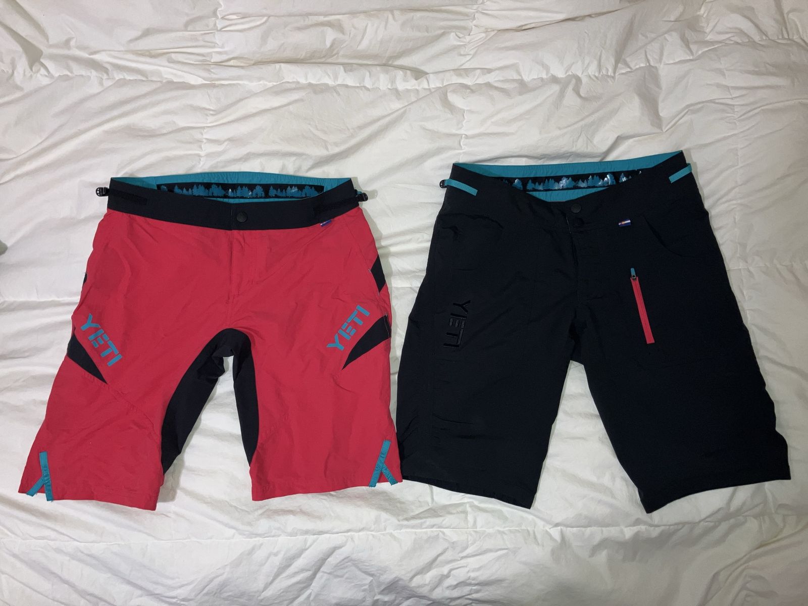Women's Yeti Bike Shorts, Size Small, 2 Pairs
