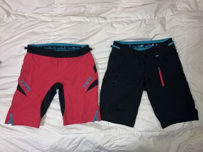 Women's Yeti Bike Shorts, Size Small, 2 Pairs
