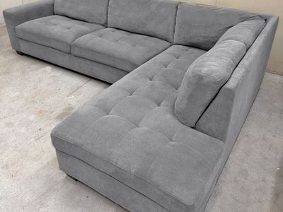Costco Gray Sectional Couch - Delivery Available