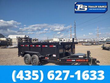 7x14 Maxx-D DTX Dump Trailer - 36" Sides - 17.5K GVWR