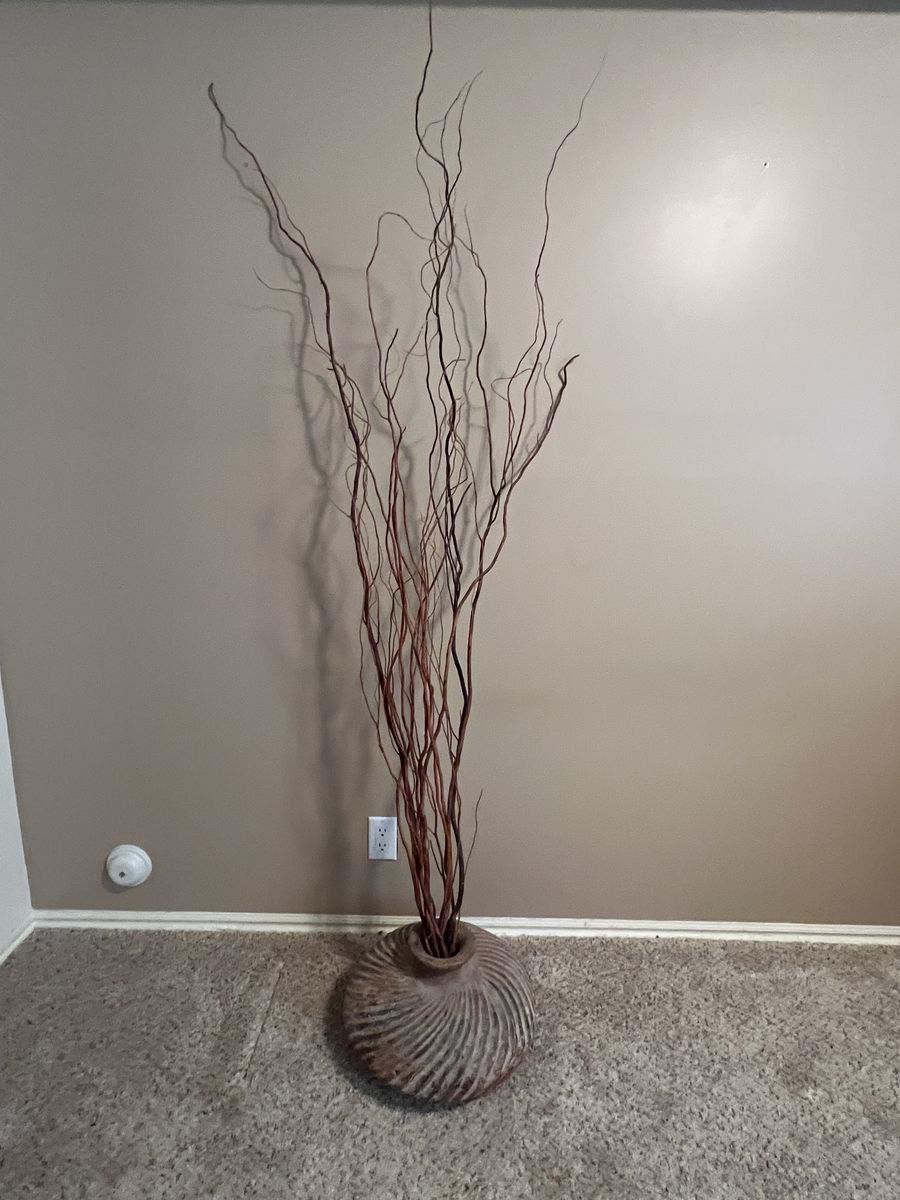 Twigs In Pot Decoration