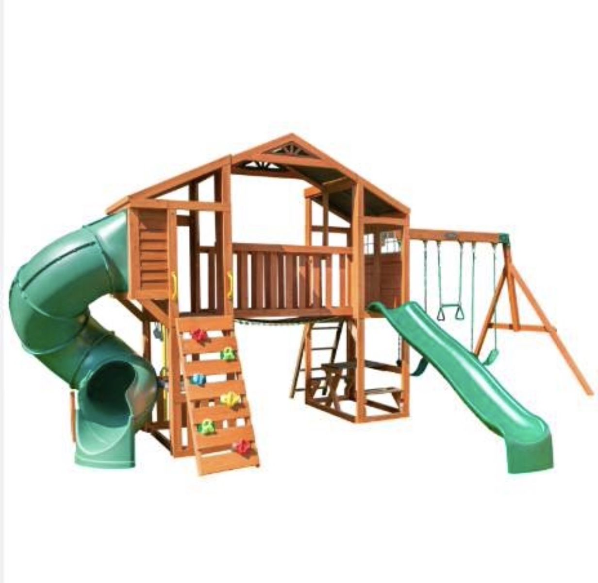 Play House And Swing Set