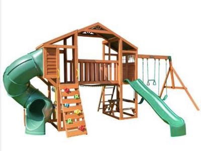 Play House And Swing Set