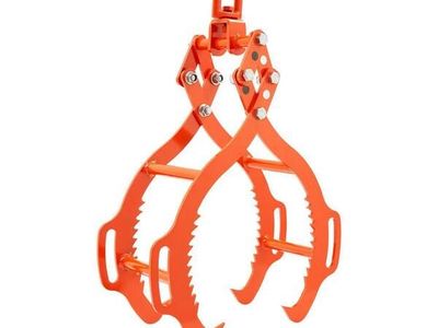 SKYSHALO 36 in. Log Lifting Tongs, Heavy Duty Steel Log Grapple, 3300 lbs. Lifting Capacity, Eagle Claw Design, 4-Claw Log Tongs
