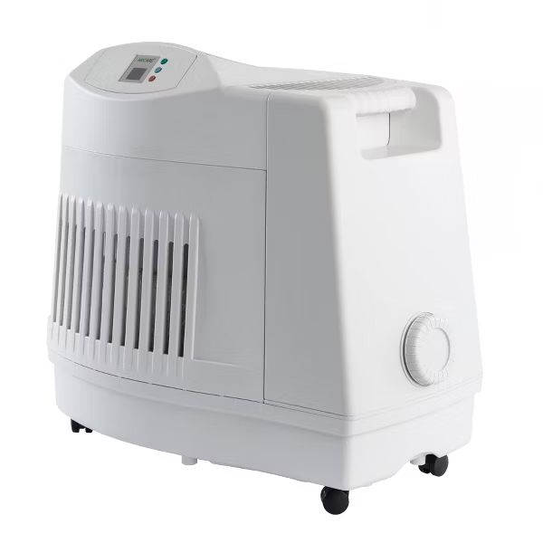 AIRCARE MA1201 Whole House Console-Style Evaporative Humidifier On Wheels White
