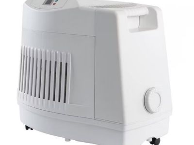 AIRCARE MA1201 Whole House Console-Style Evaporative Humidifier On Wheels White