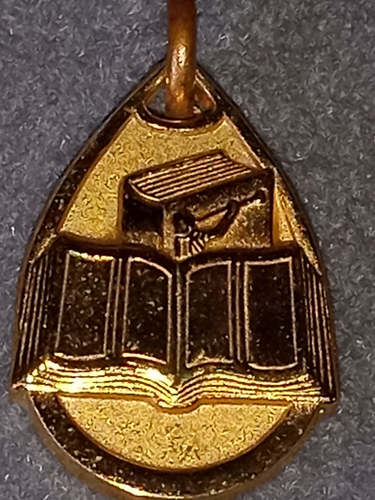 LDS jewelry vintage 90's book Mormon and Moroni necklace pendant new in box