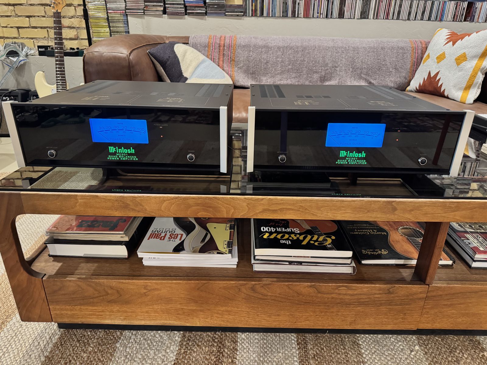 McIntosh MC301 Quad Balanced 300W Monoblock Amplifier Pair w/ Original Boxes