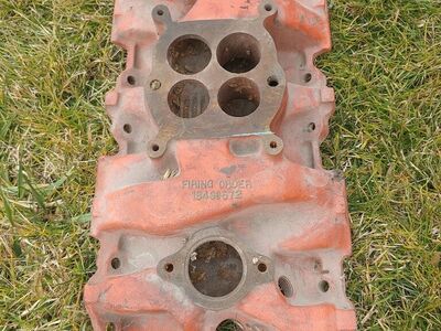 1963-1967 Chevy 327 / 300HP Carter AFB Iron 4 BBL Intake Corvette Chevelle Chevy II Nova Impala