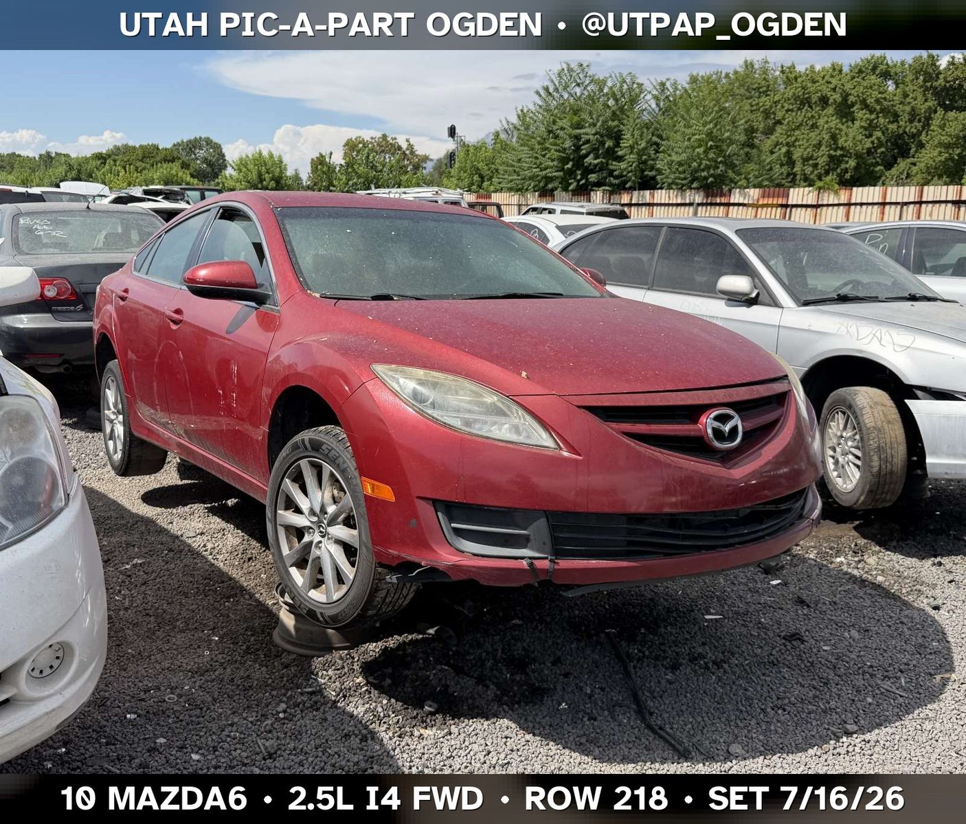 2010 Mazda Mazda6 Parts - UTPAP Ogden