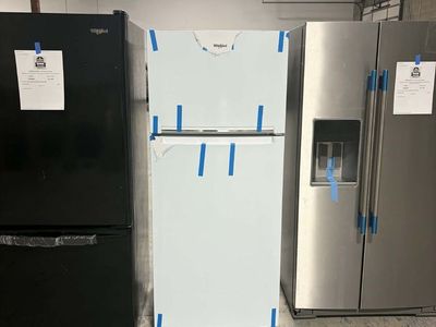 NEW WHIRLPOOL WHITE 16.6 C FT TOP FREEZER FRIDGE