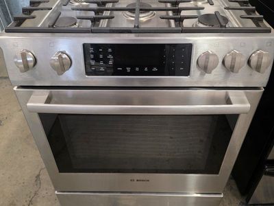 Bosch slide-in dual fuel range