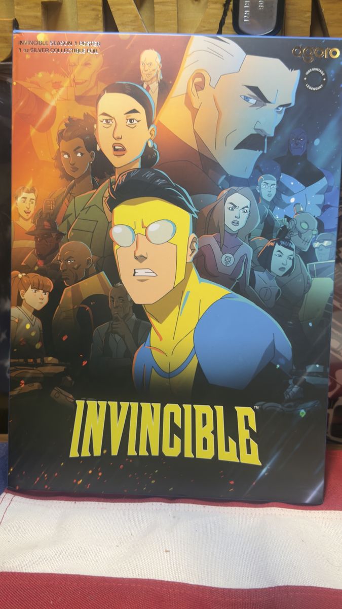 2025 Invincible Season 1 Poster 1 oz Silver Foil #176/1000