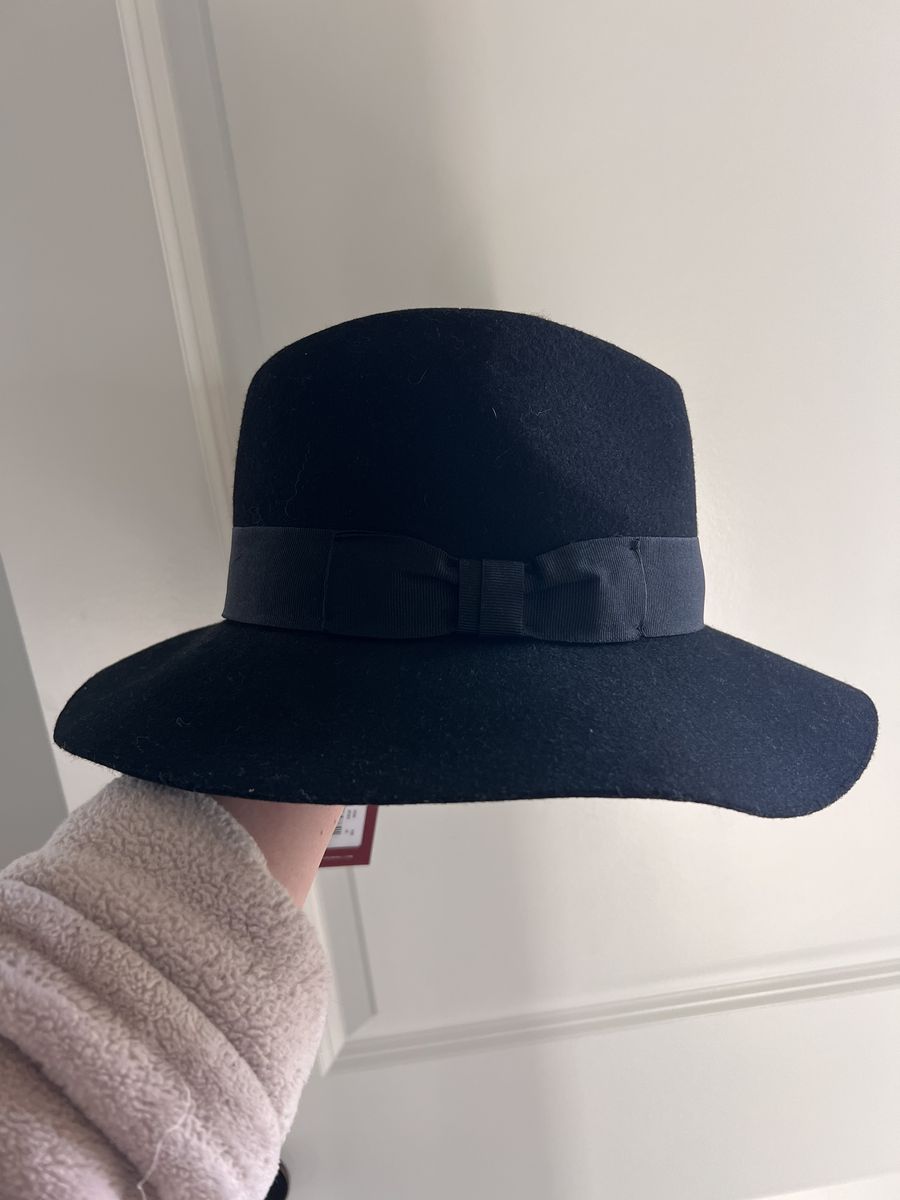 Brunomagli Women's Black Hat Wool