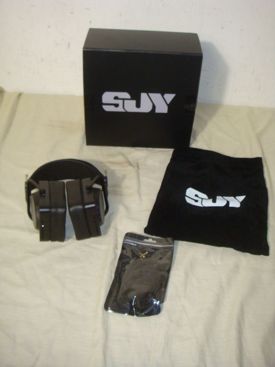 SJY AUDIO HORIZON CLOSED BACK CARBON PLANAR MAGNETIC HEADPHONES WITH BALANCED CABLES & BAG