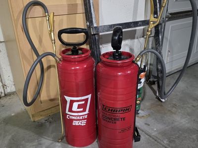 Construction cement sprayers! Only used one time paid 180.$apiece will sell for180for both