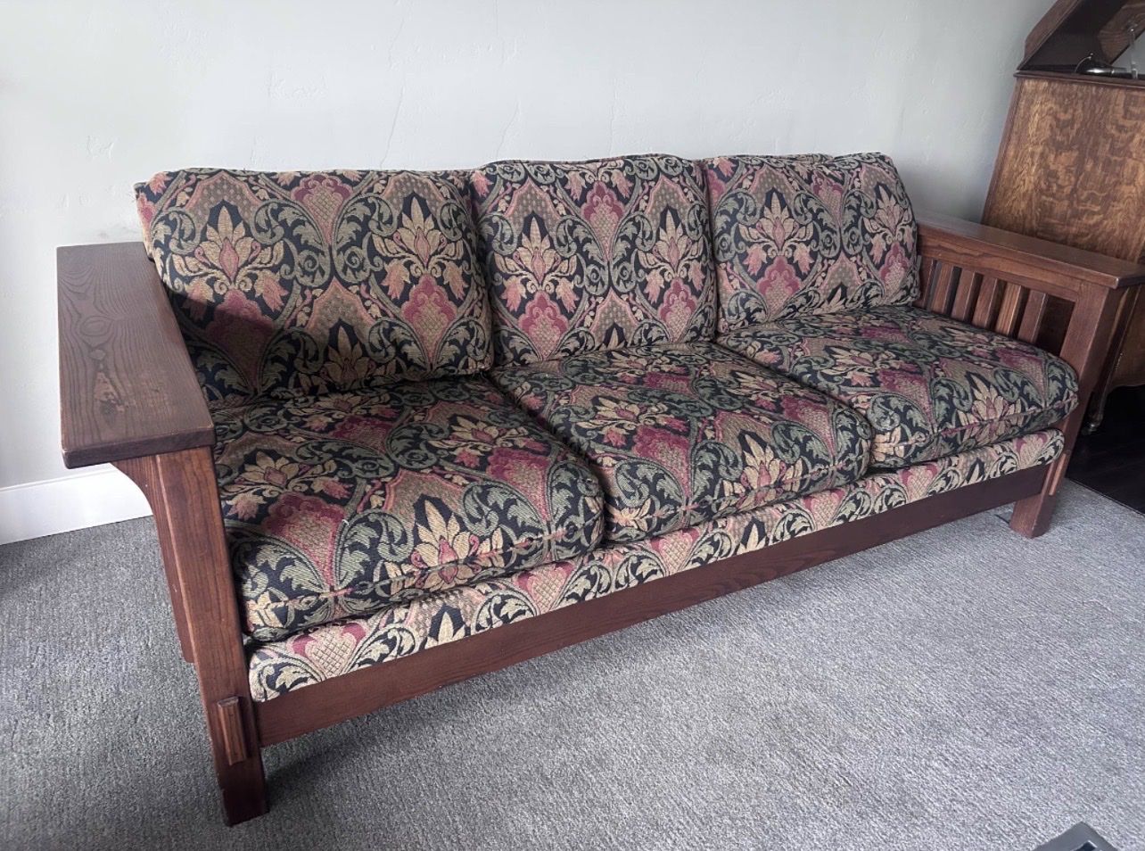 Mission style couch