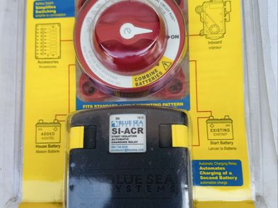 NEW Blue Sea Add a Battery Kit 120 Amp
