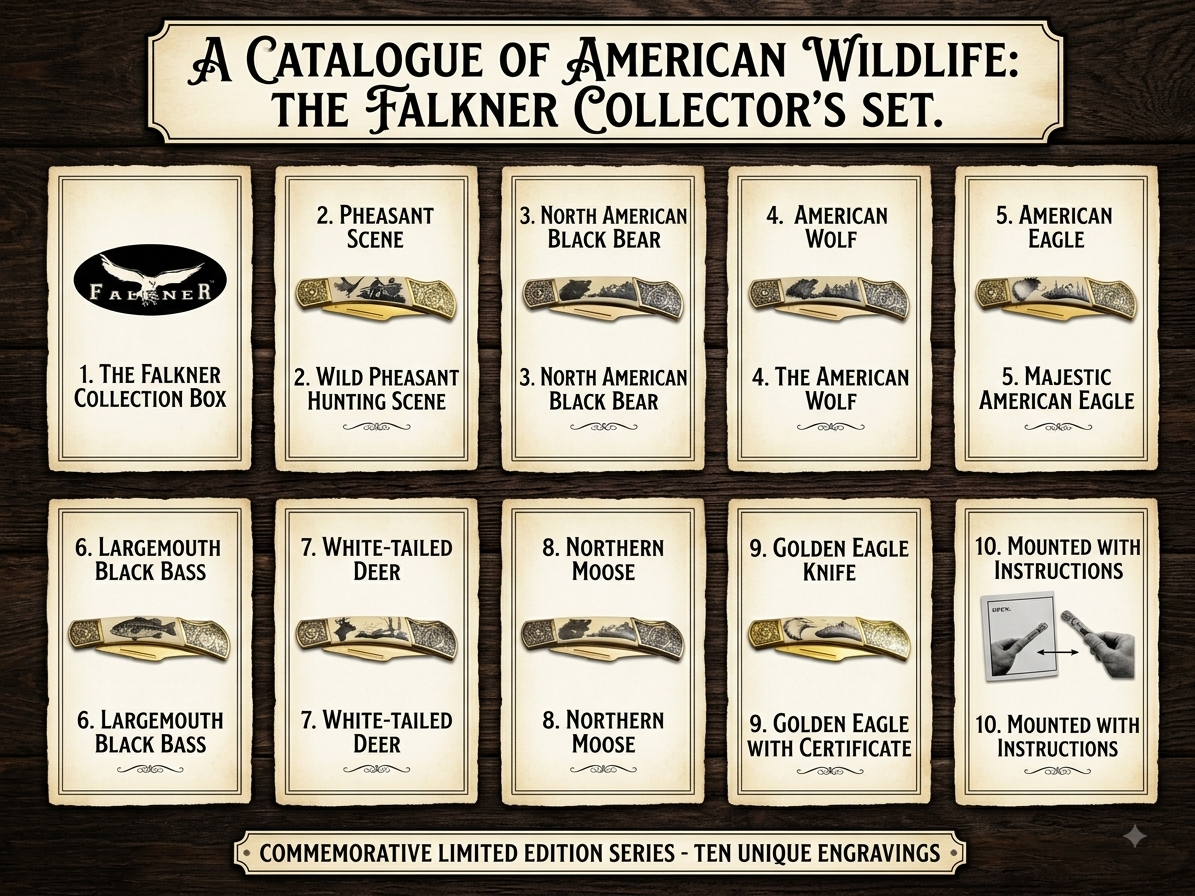 Falkner Knife Wildlife Collection 