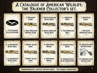 Falkner Knife Wildlife Collection