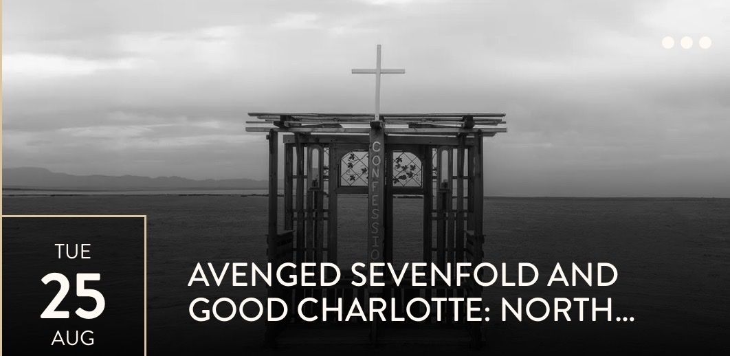 Avenged Sevenfold+Good Charlotte VIP Concert tickets