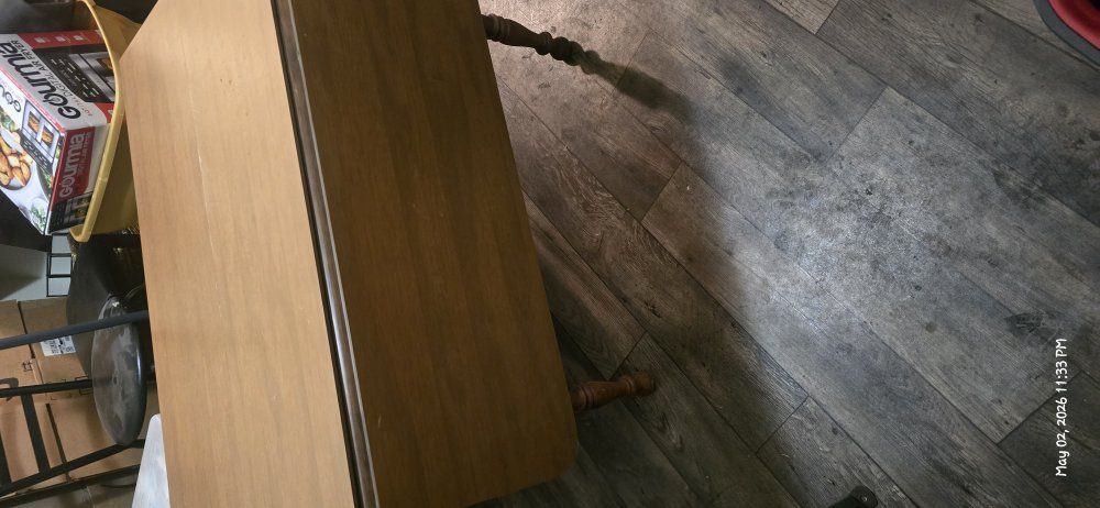 antique drop leaf table