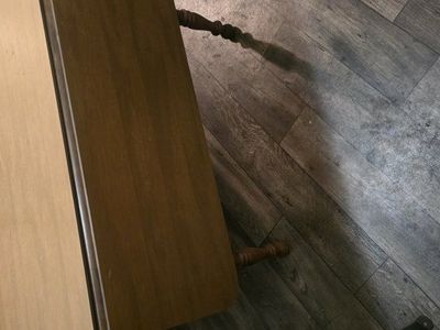 antique drop leaf table