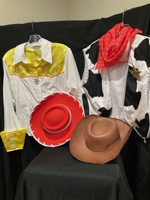 Toy Story Adult JESSE and WOODY Set    $25 Each