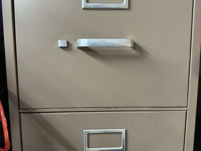 Commercial 5 Drawer File Cabinet BROWN