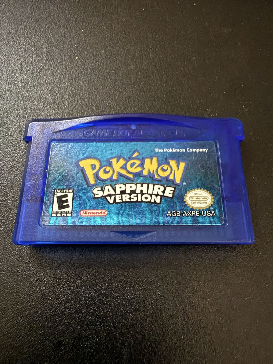 Pokémon Sapphire Version - Game Boy Advance (GBA) Authentic Cartridge