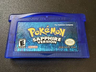 Pokémon Sapphire Version - Game Boy Advance (GBA) Authentic Cartridge