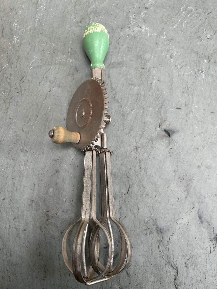 Antique A&J Eggbeater